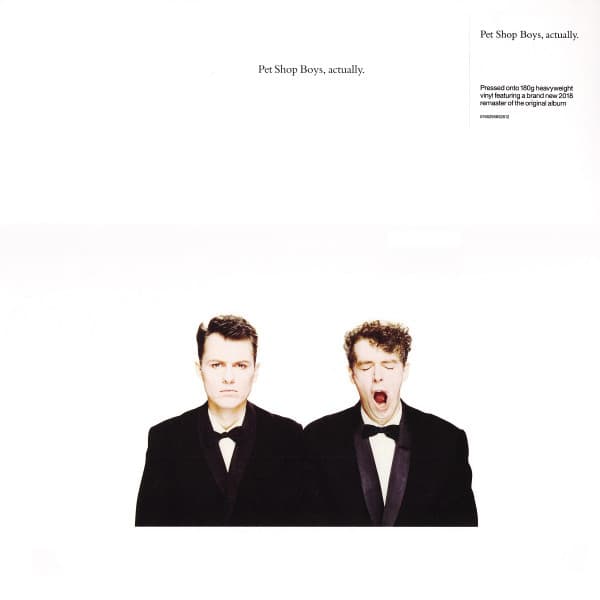 PET SHOP BOYS – PET SHOP BOYS – ACTUALLY (180 GR 12")