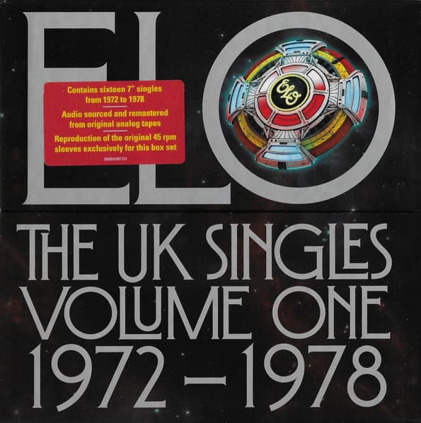 ELECTRIC LIGHT ORCHESTRA – UK SINGLES VOLUME ONE ...