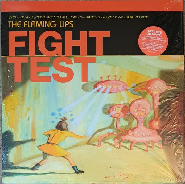 FLAMING LIPS,THE – FLAMING LIPS,THE – FIGHT TEST (140 GR 12" RED EP-LTD.)
