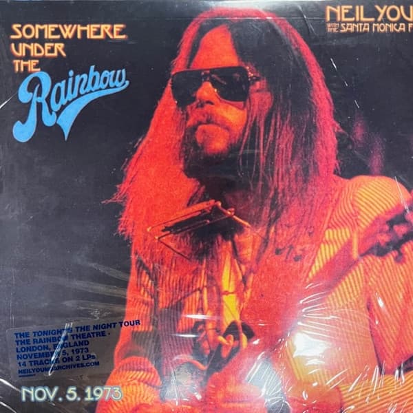 YOUNG,NEIL WITH THE SANTA MONICA – YOUNG,NEIL WITH THE SANTA MONICA – SOMEWHERE UNDER THE RAINBOW-LIVE (140 GR 12")