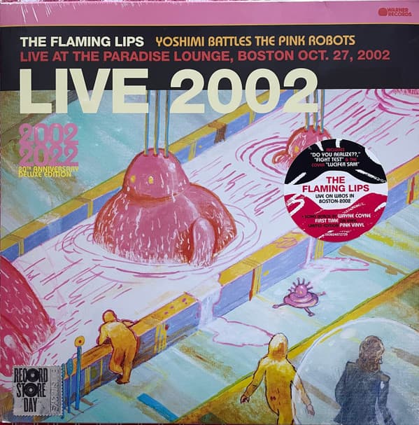 FLAMING LIPS,THE – FLAMING LIPS,THE – LIVE AT THE PARADISE 2002 (140 GR 12" PINK-LTD.)