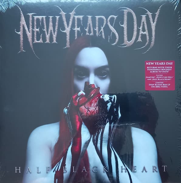 NEW YEARS DAY – NEW YEARS DAY – HALF BLACK HEART