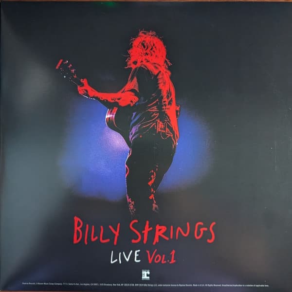 STRINGS,BILLY – STRINGS,BILLY – LIVE VOL. 1 (140 GR 12" LTD.)