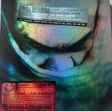 DISTURBED – DISTURBED – THE SICKNESS (140 GR 12" SILVER-LTD.)
