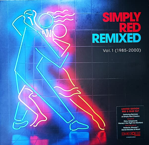 SIMPLY RED – SIMPLY RED – REMIXED VOL.1 ('85-2000) (140 GR 12" RED/BLUE-LTD)